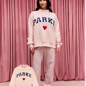 Pink Parke Sweatshirt with Heart